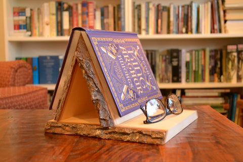 Wooden Book Holder Stand