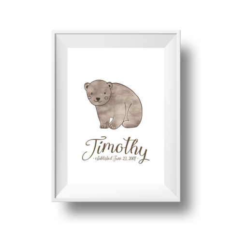 Forest Friends Collection: Custom Prints